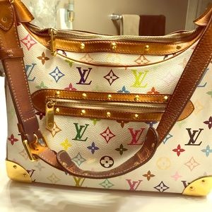 Authentic Louis Vuitton Boulogne Murakami Handbag